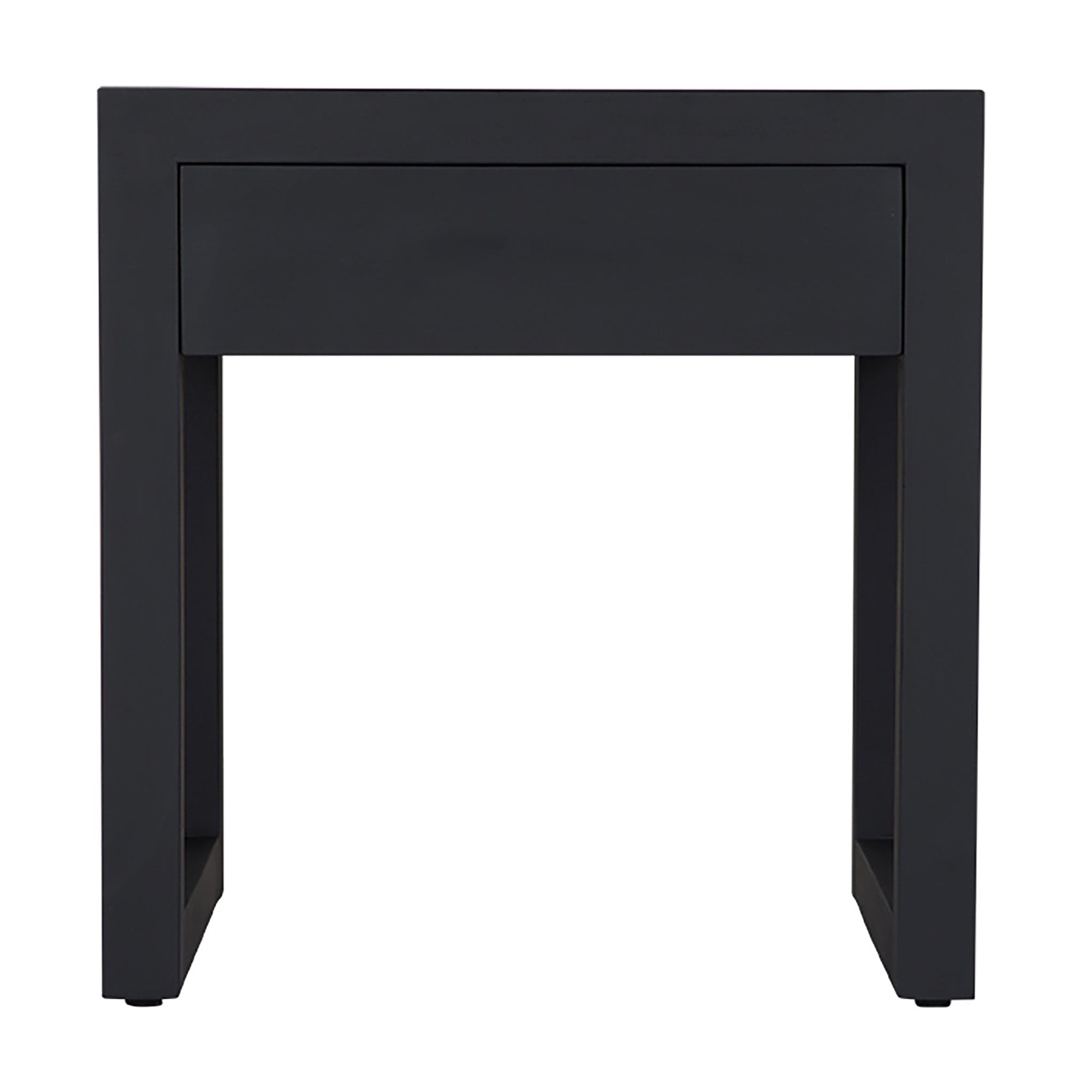 Strand Pedestal Bedside | Black Uniqwa Collections