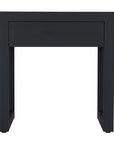 Strand Pedestal Bedside | Black Uniqwa Collections