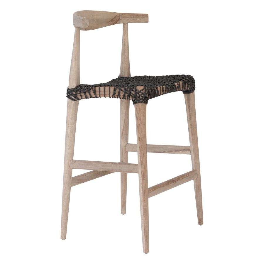Sweni Horn Barchair | Charcoal | Rope