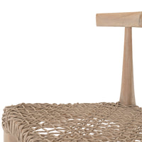 Sweni Horn Dining Chair | Natural | Rope