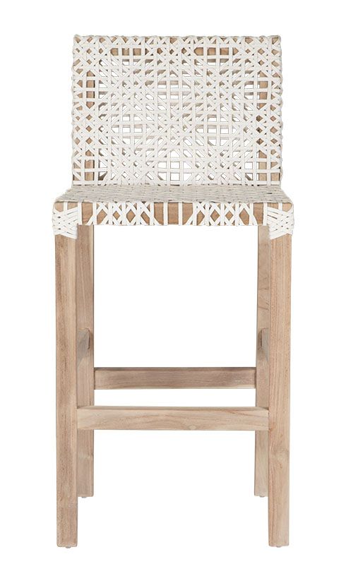 Sweni Barchair | White | Leather