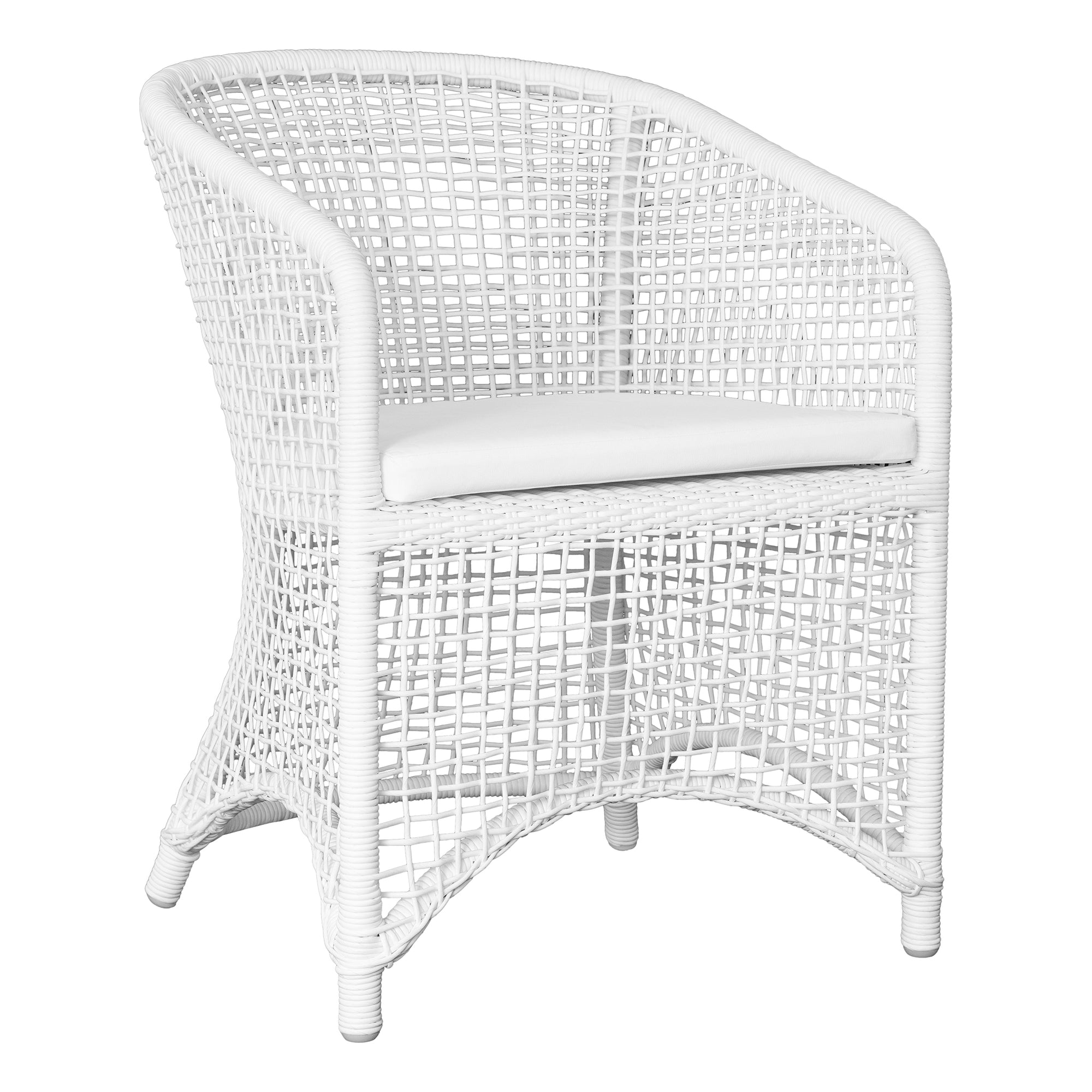 Trinidad Dining Chair | White Uniqwa Collections