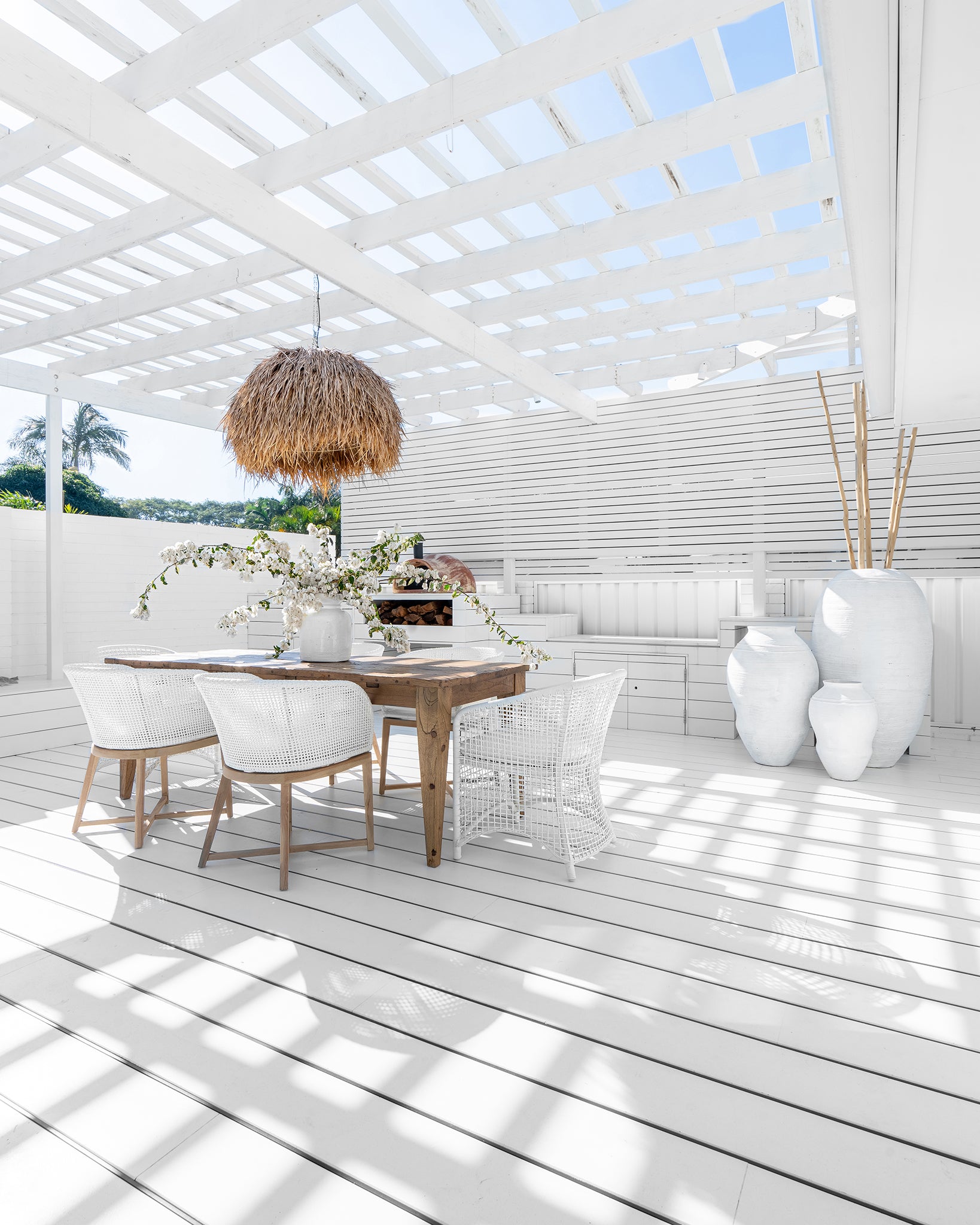 Trinidad Dining Chair | White Uniqwa Collections