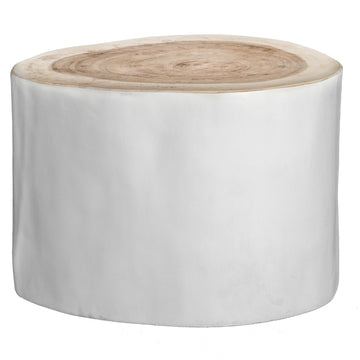 Trunk Side Table | White