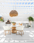Tula Dining Chair | Polyrattan | White Uniqwa Collections