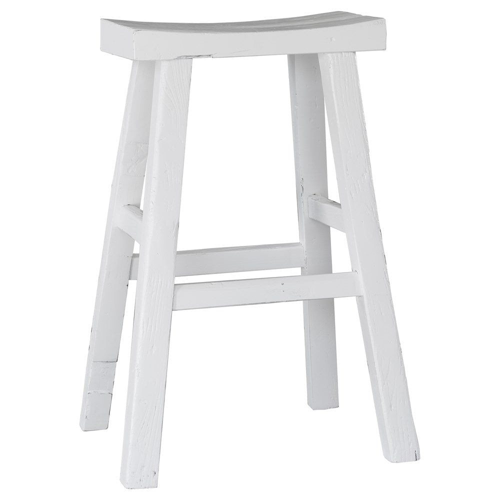 Kusina Barstool | Elm | White Uniqwa Collections