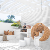 Zulu Hanging Chair | Luxury White