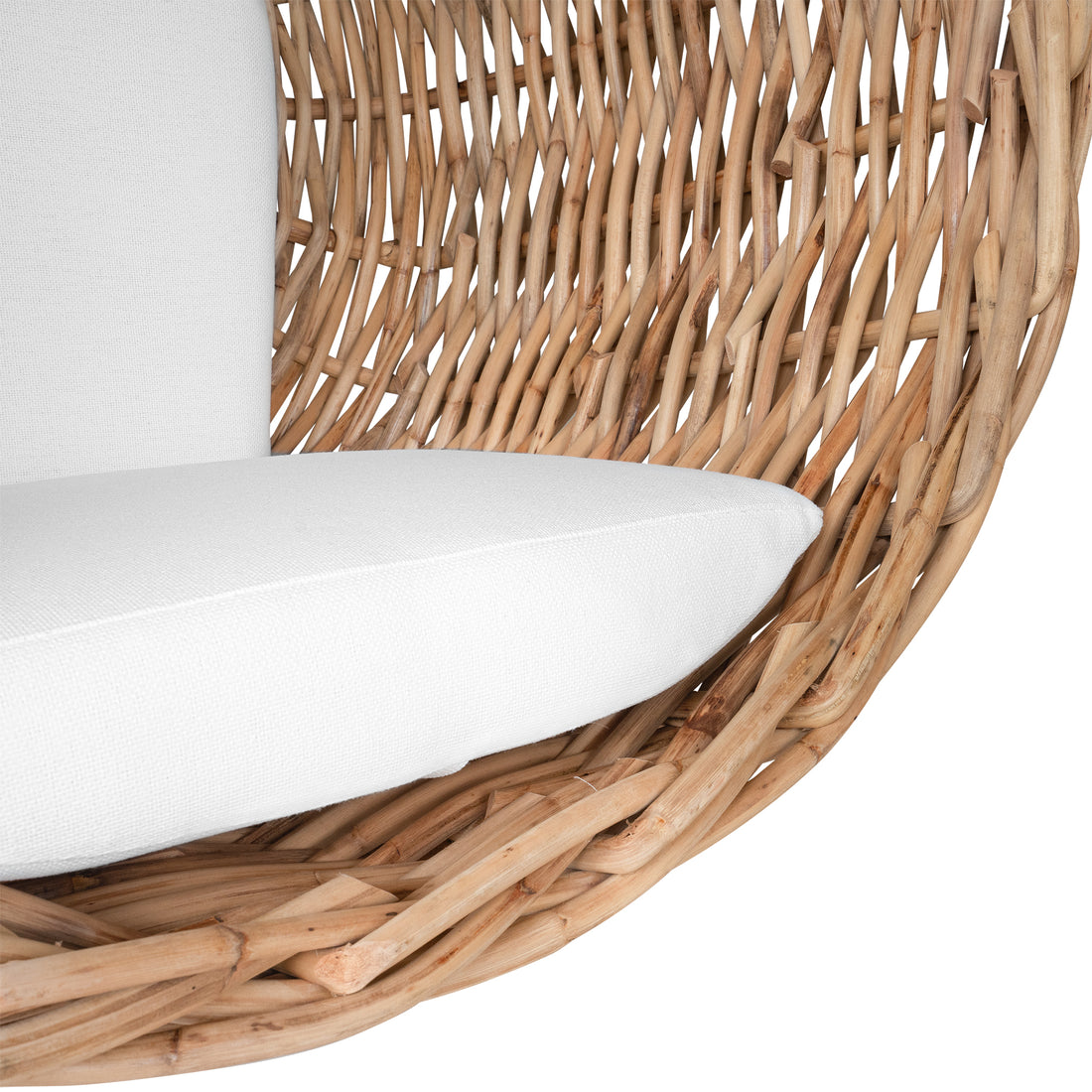 Zulu Hanging Chair | Luxury White