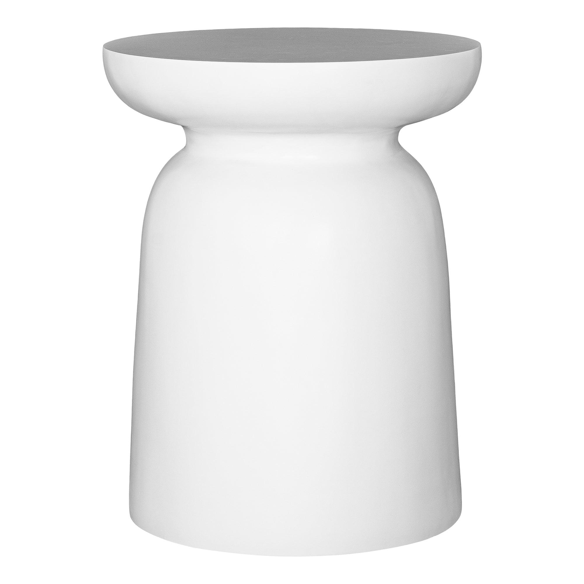 Akoni Side Table | Large | Resin White Uniqwa Collections