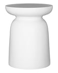Akoni Side Table | Large | Resin White Uniqwa Collections