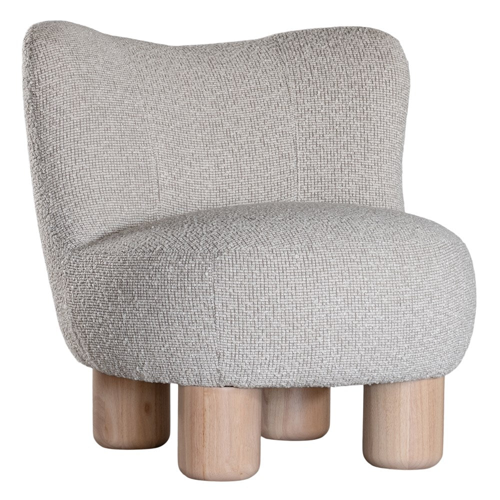 Antigua Occasional Chair | Boucle Alabaster Uniqwa Collections