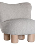 Antigua Occasional Chair | Boucle Alabaster Uniqwa Collections