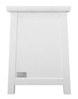 Bamboo Bedside Set | White Designed by Charl van Heerden