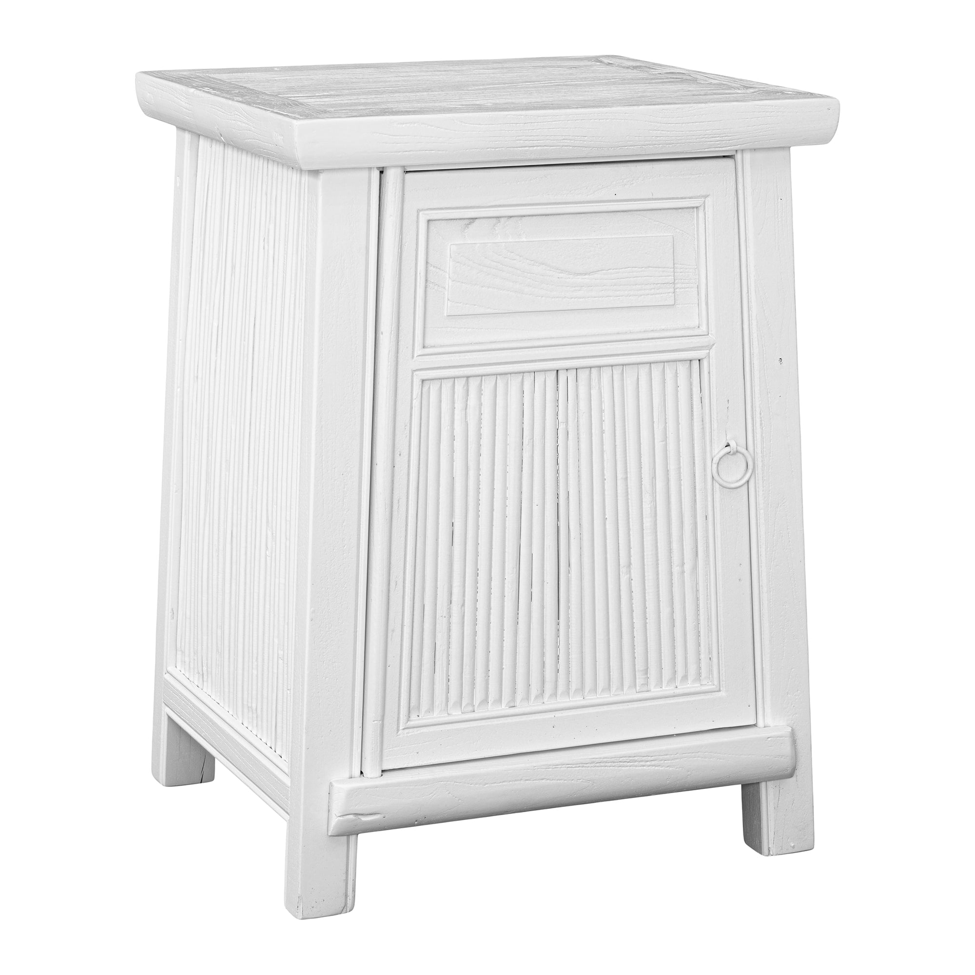 Bamboo Bedside Set | White Designed by Charl van Heerden