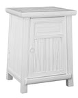 Bamboo Bedside Set | White Designed by Charl van Heerden