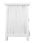 Bamboo Bedside Set | White Designed by Charl van Heerden