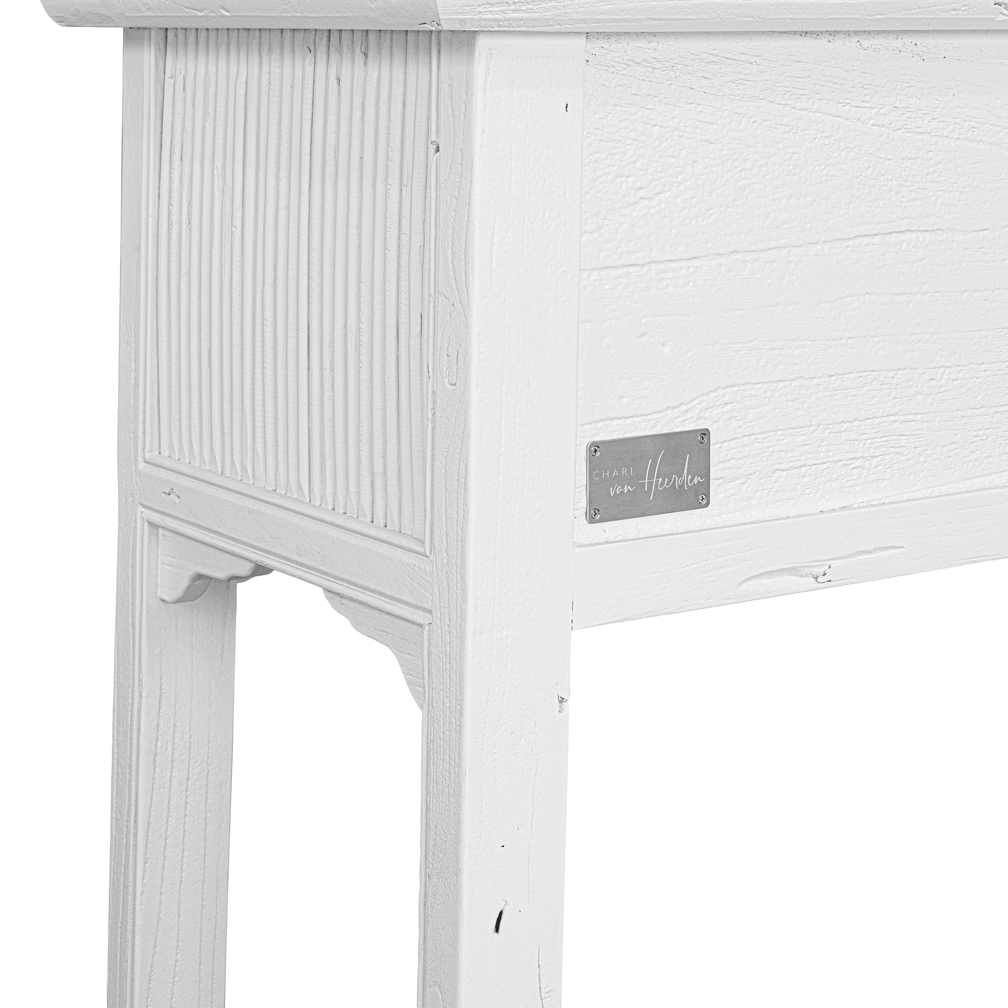 Bamboo Console Table | White Designed by Charl van Heerden