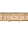 Bamboo Entertainment Unit | Six Door | Blonde Designed by Charl van Heerden