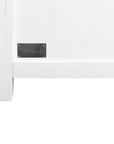 Bamboo Entertainment Unit | Six Door| White Designed by Charl van Heerden