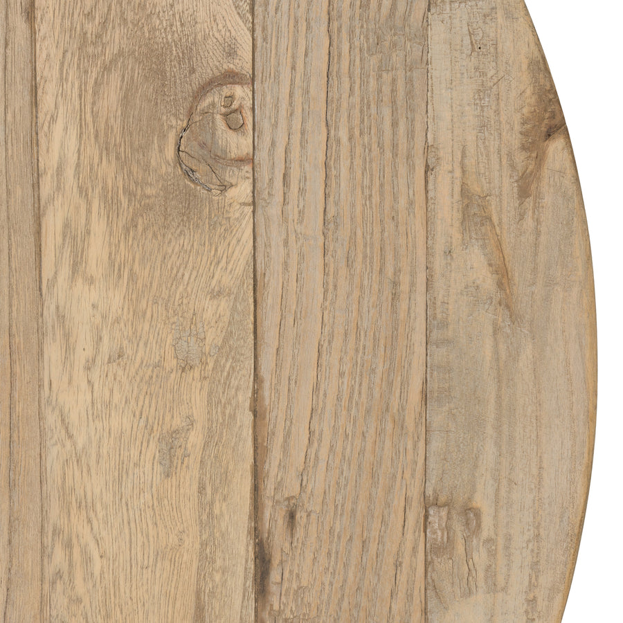 Uniqwa timber bar table top in elm, suitable for commercial and hospitality settings.