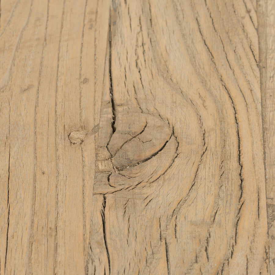 Uniqwa timber bar table top in elm, suitable for commercial and hospitality settings.