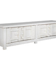Bulu Entertainment Unit | White | Four Door Uniqwa Collections