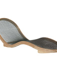 Corfu Curved Sun Lounger | Charcoal Uniqwa Collections