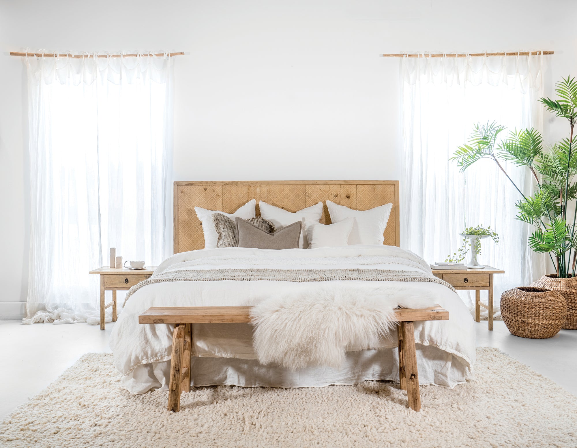 Farmhouse Bedside Uniqwa Collections