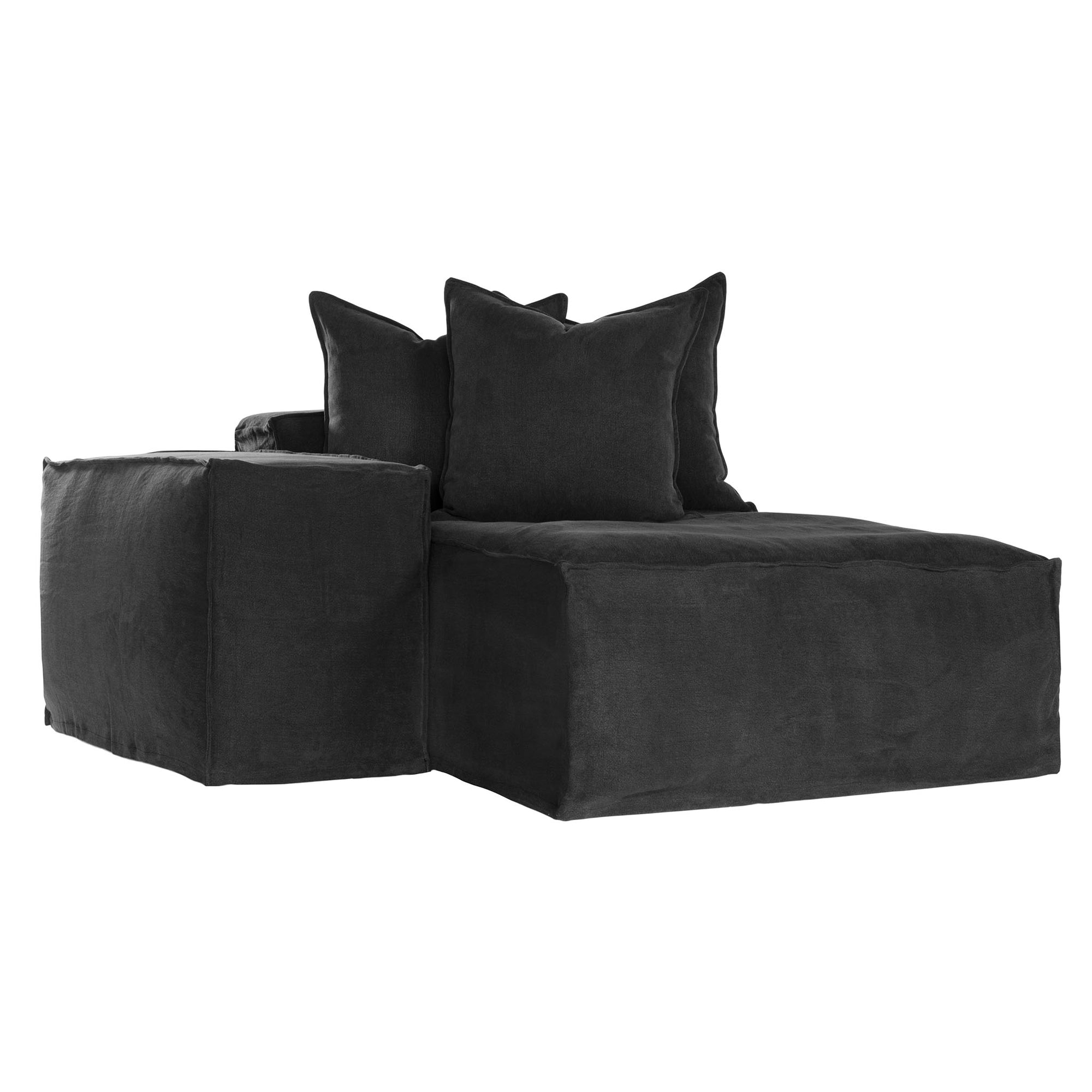 Hendrix Low Rider Sofa | Chaise Left Hand Arm Uniqwa Collections