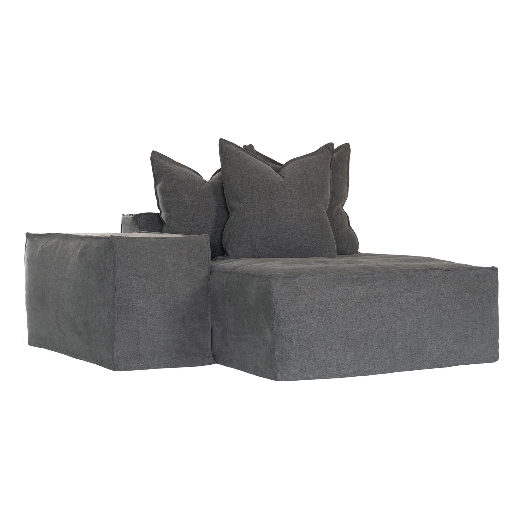 Hendrix Low Rider Sofa | Chaise Left Hand Arm Uniqwa Collections