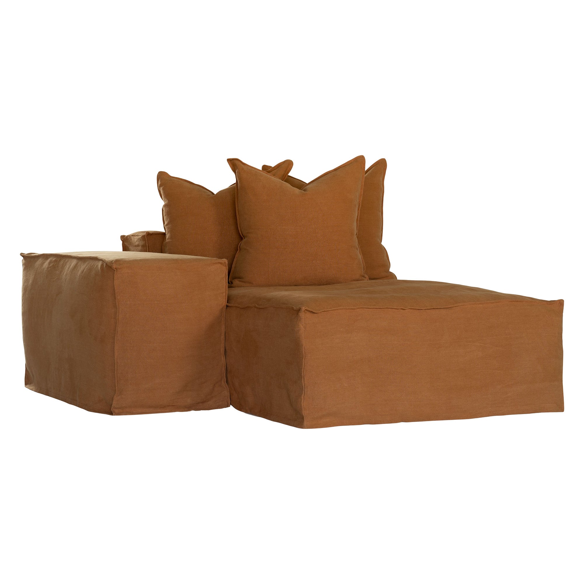 Hendrix Low Rider Sofa | Chaise Left Hand Arm Uniqwa Collections