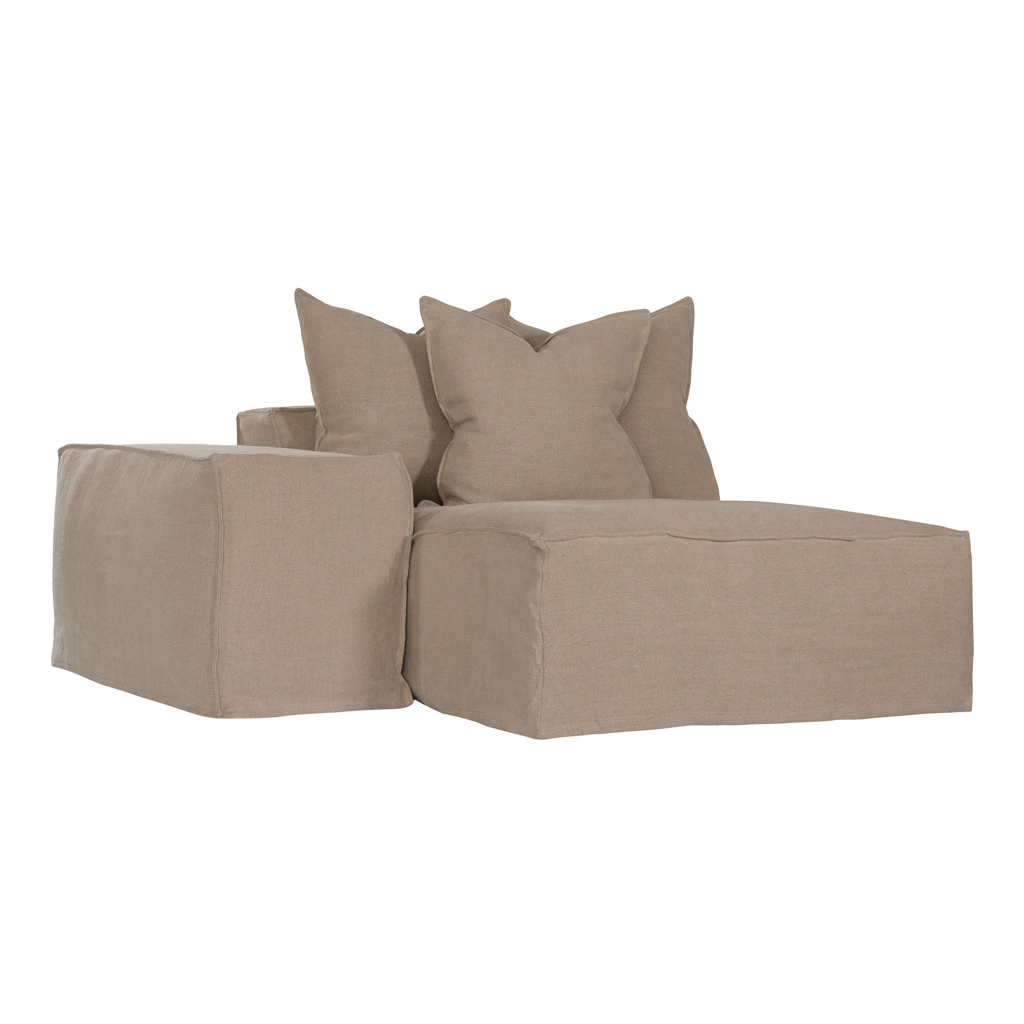 Hendrix Low Rider Sofa | Chaise Left Hand Arm Uniqwa Collections