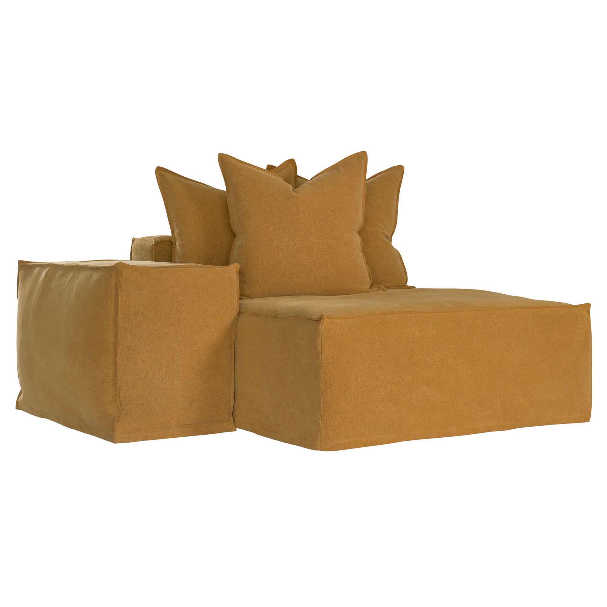 Hendrix Low Rider Sofa | Chaise Left Hand Arm Uniqwa Collections