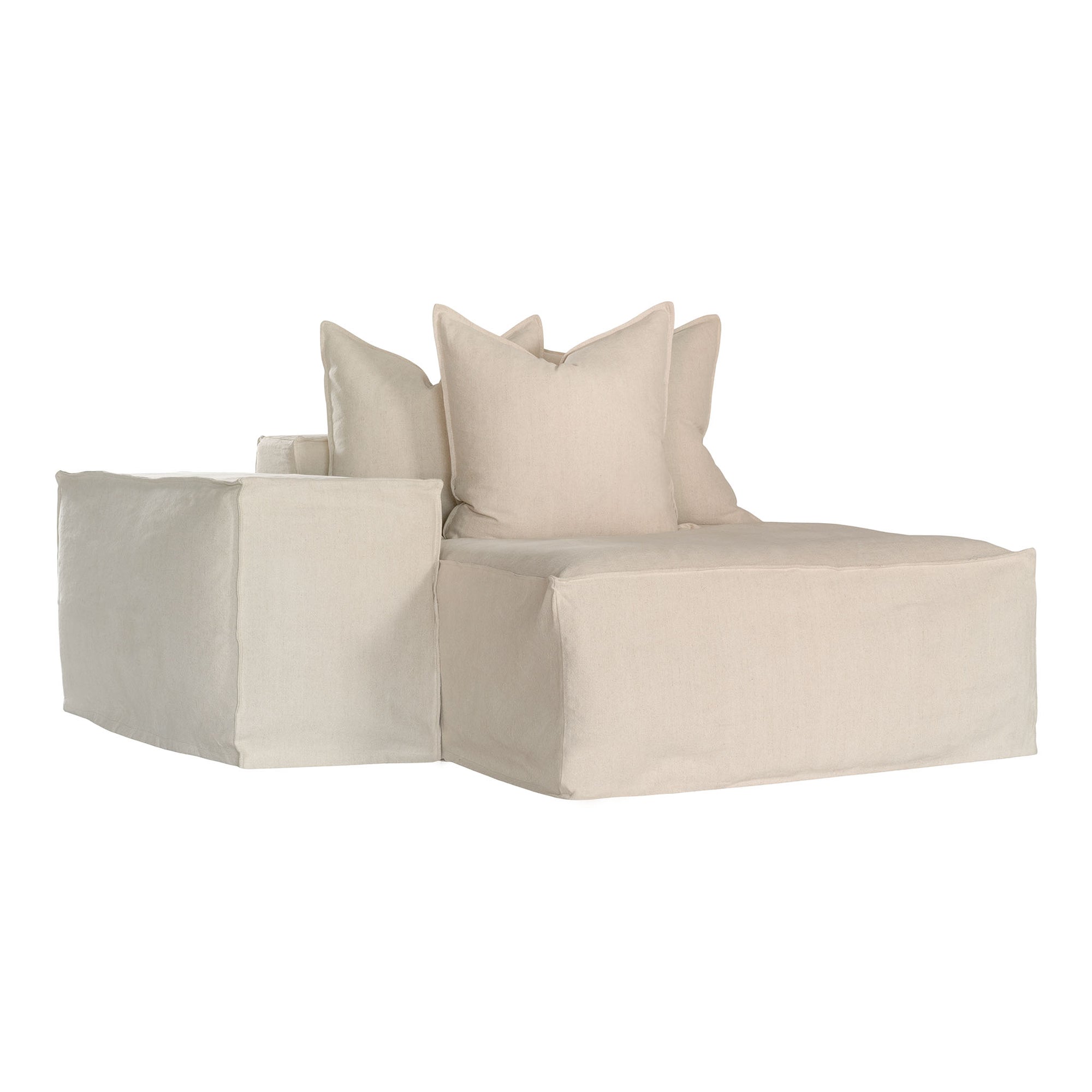 Hendrix Low Rider Sofa | Chaise Left Hand Arm Uniqwa Collections