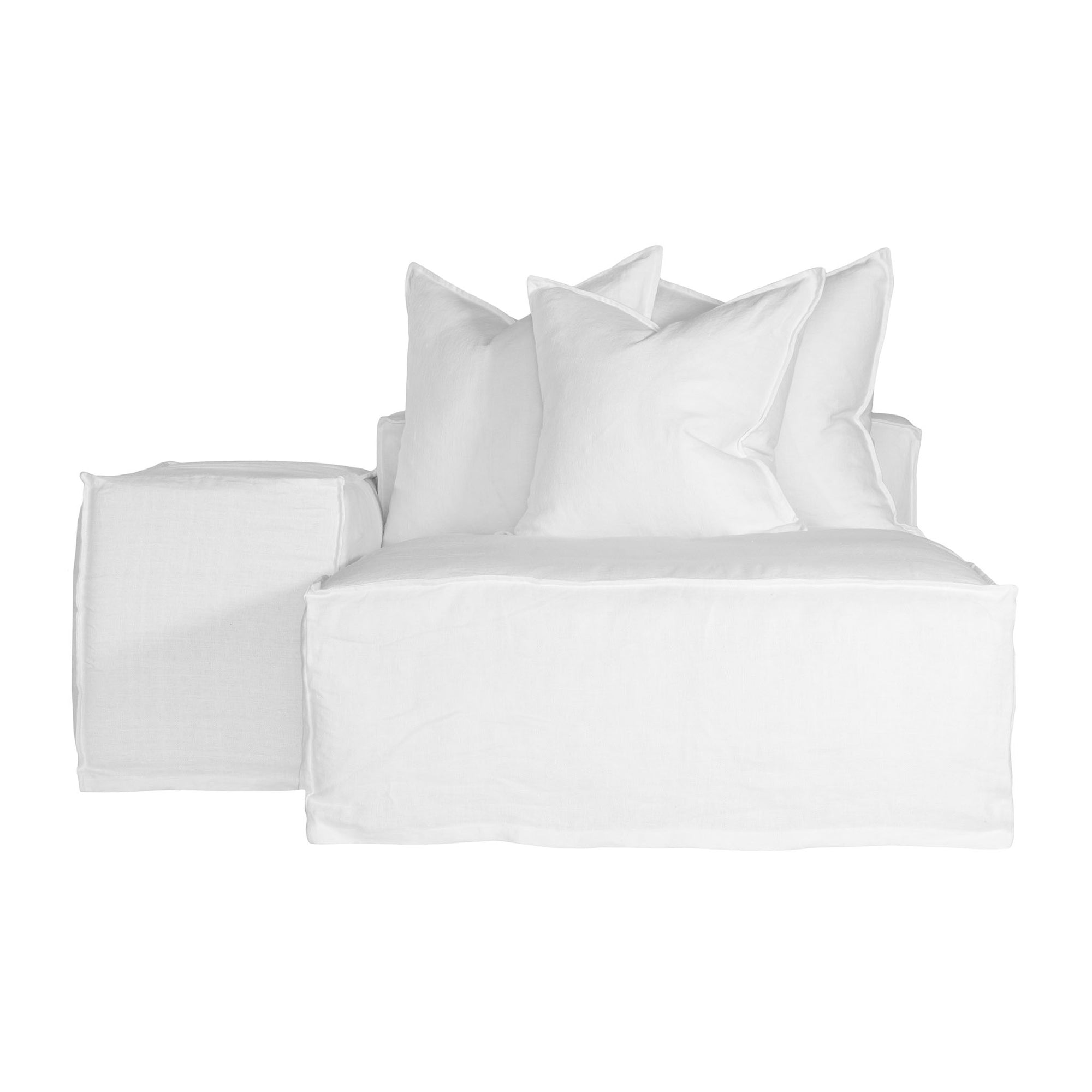 Hendrix Low Rider Sofa | Chaise Left Hand Arm Uniqwa Collections