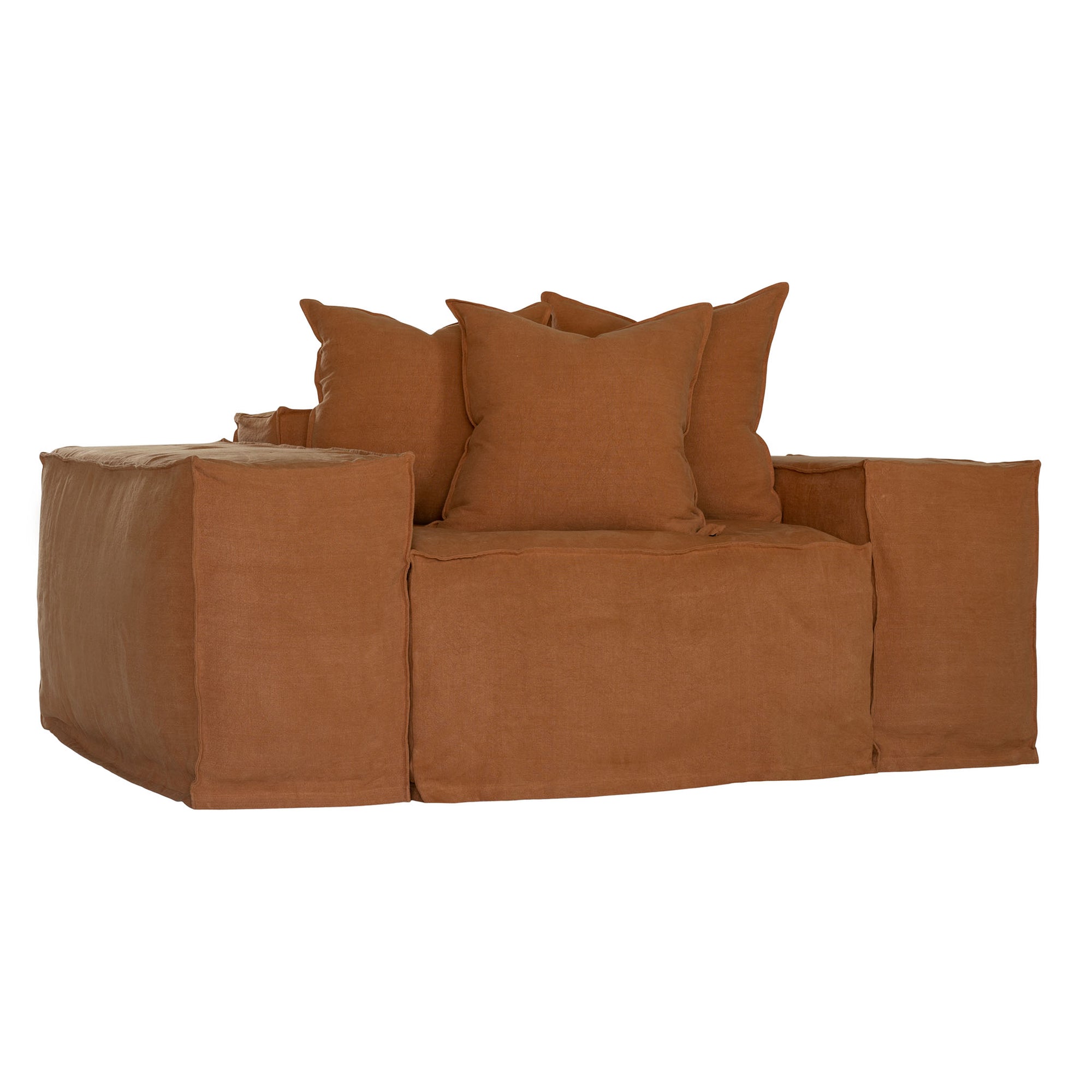 Hendrix Low Rider Sofa | One Seater Uniqwa Collections