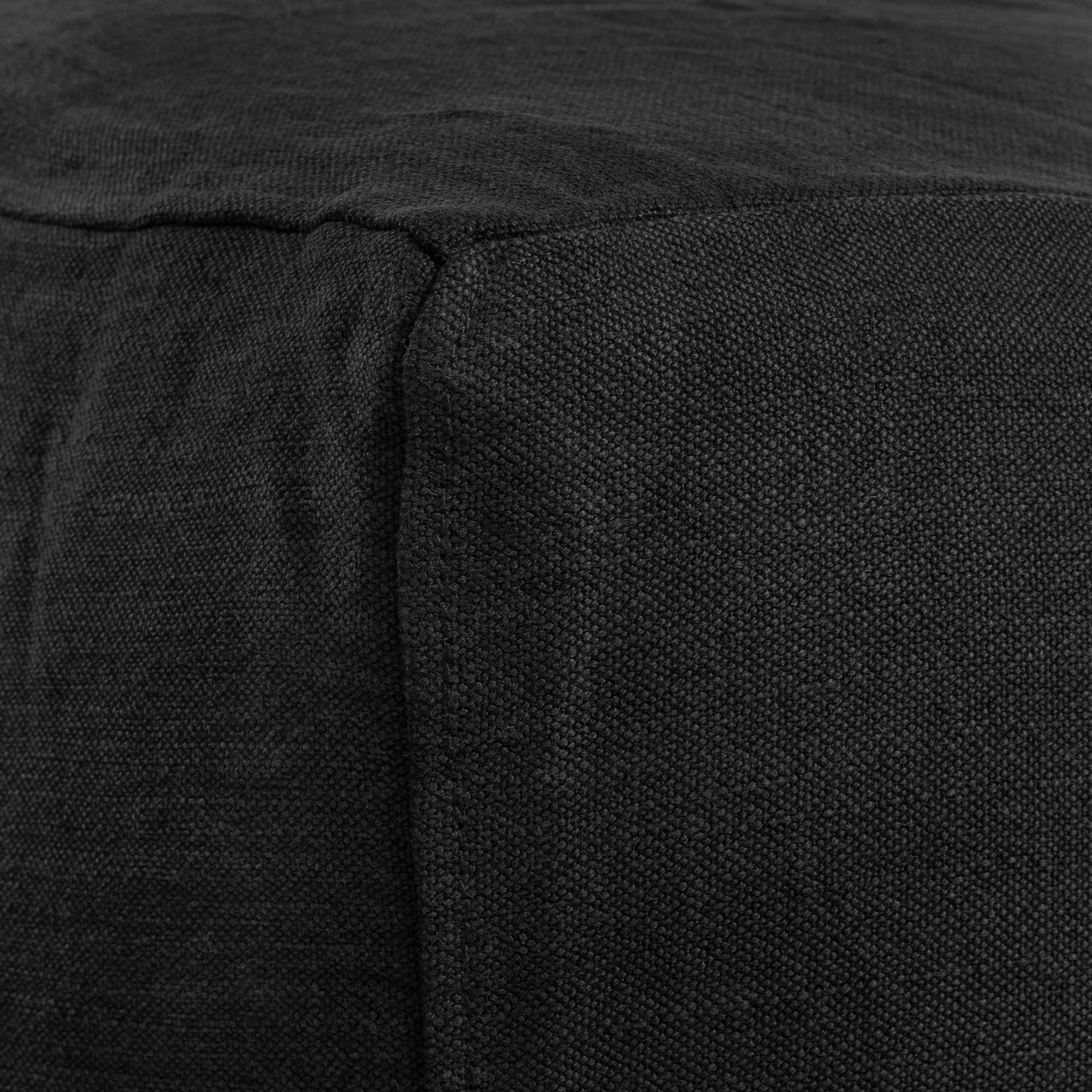 Hendrix Sofa | Corner Black Casual Stitching Uniqwa Collections