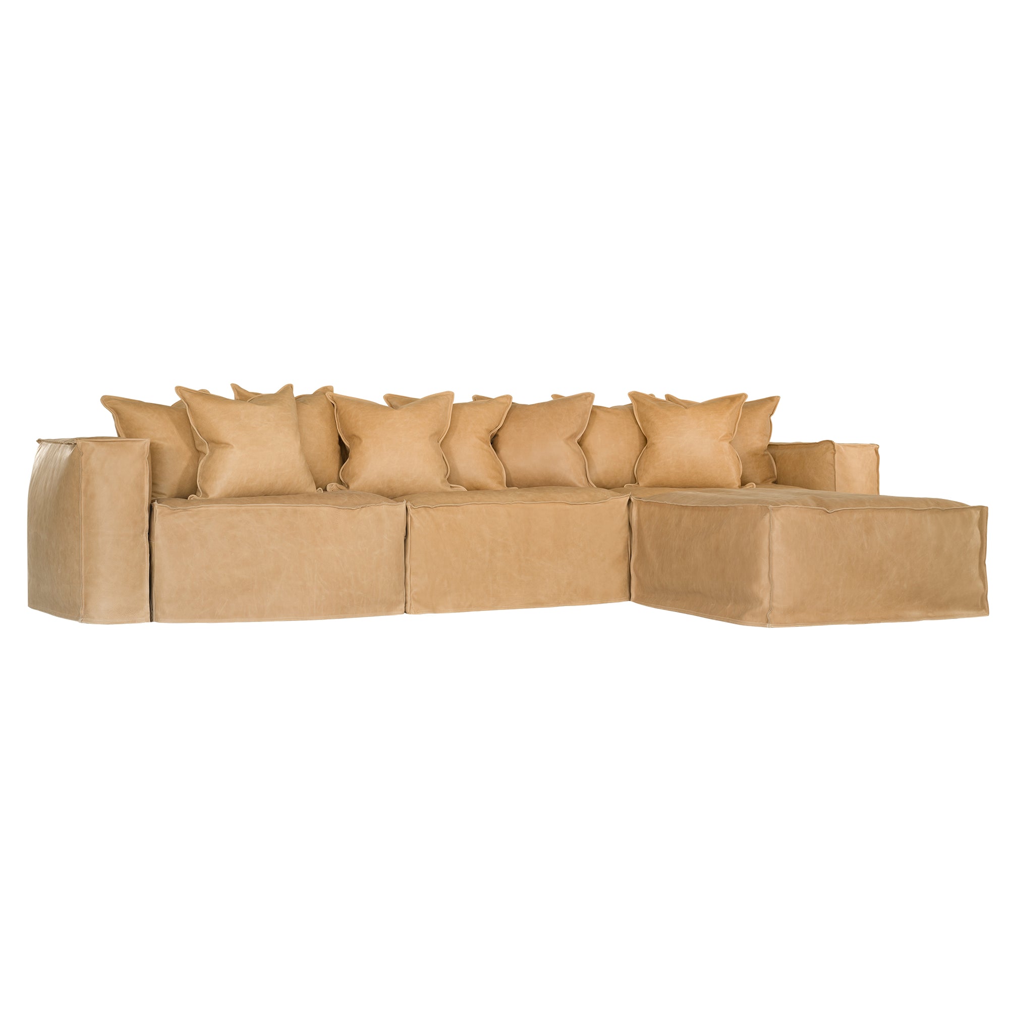 Hendrix Sofa | Tan Leather Uniqwa Collections