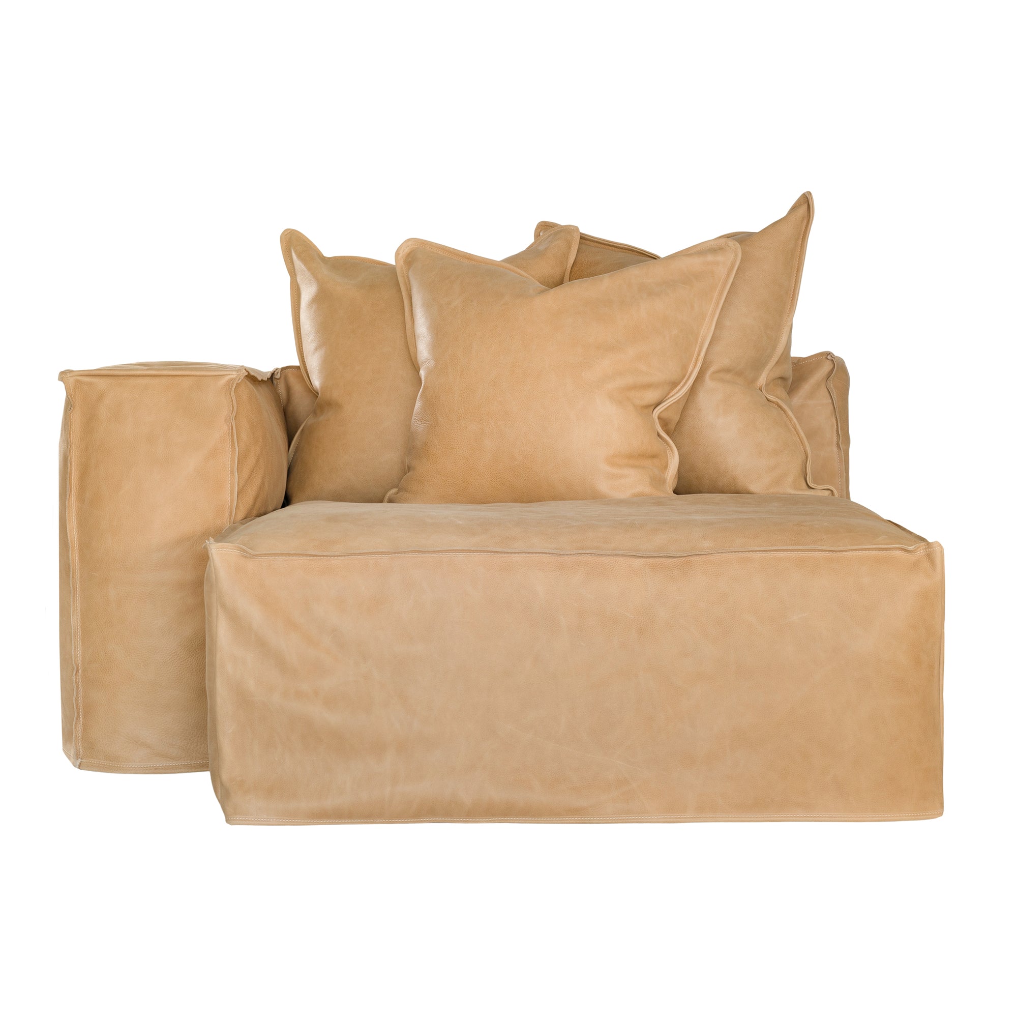 Hendrix Sofa | Tan Leather Uniqwa Collections
