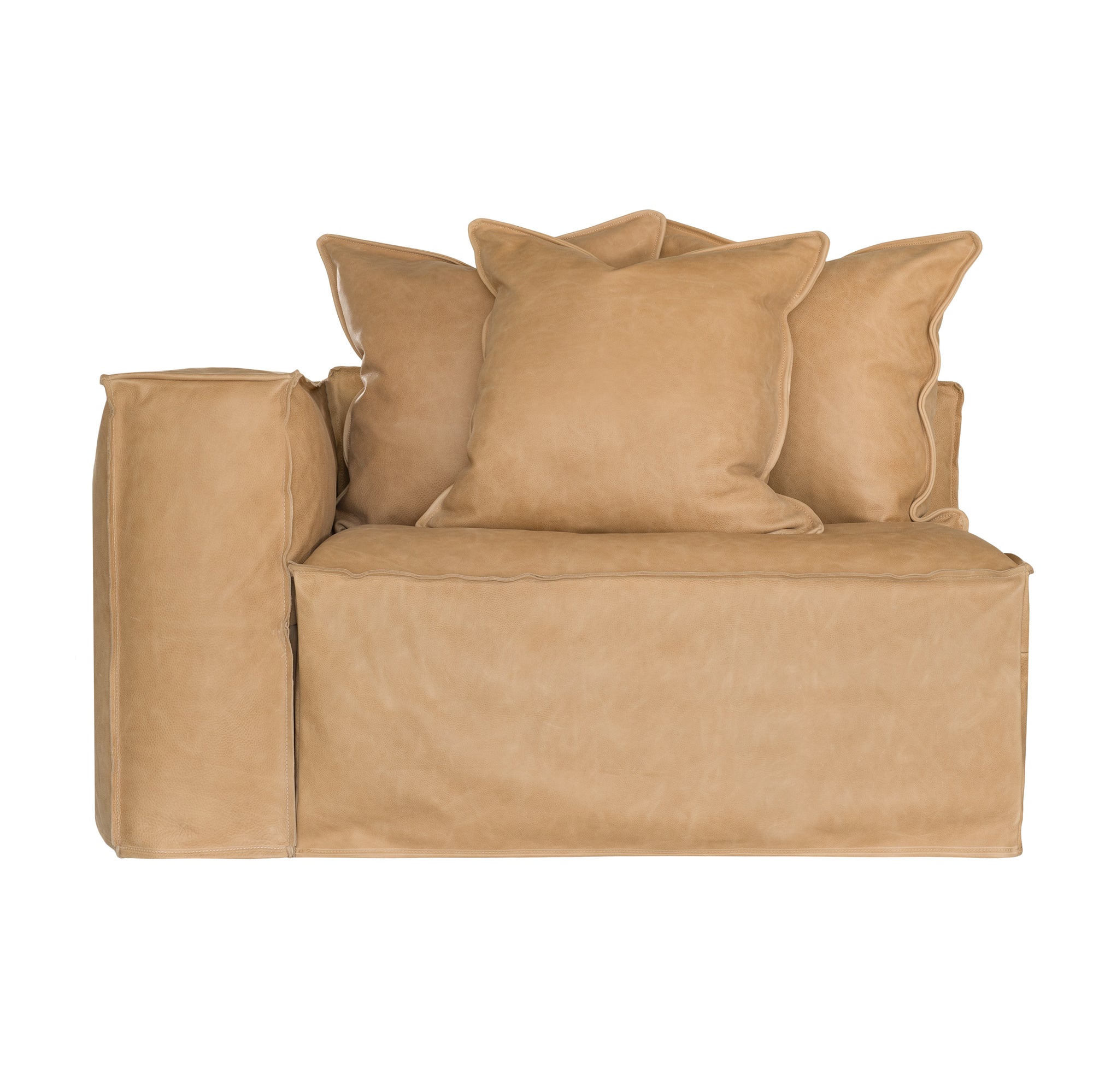 Hendrix Sofa | Tan Leather Uniqwa Collections
