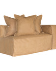Hendrix Sofa | Tan Leather One Seater Right Hand Arm Uniqwa Collections