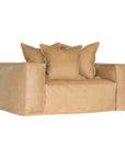 Hendrix Sofa | Tan Leather One Seater Uniqwa Collections