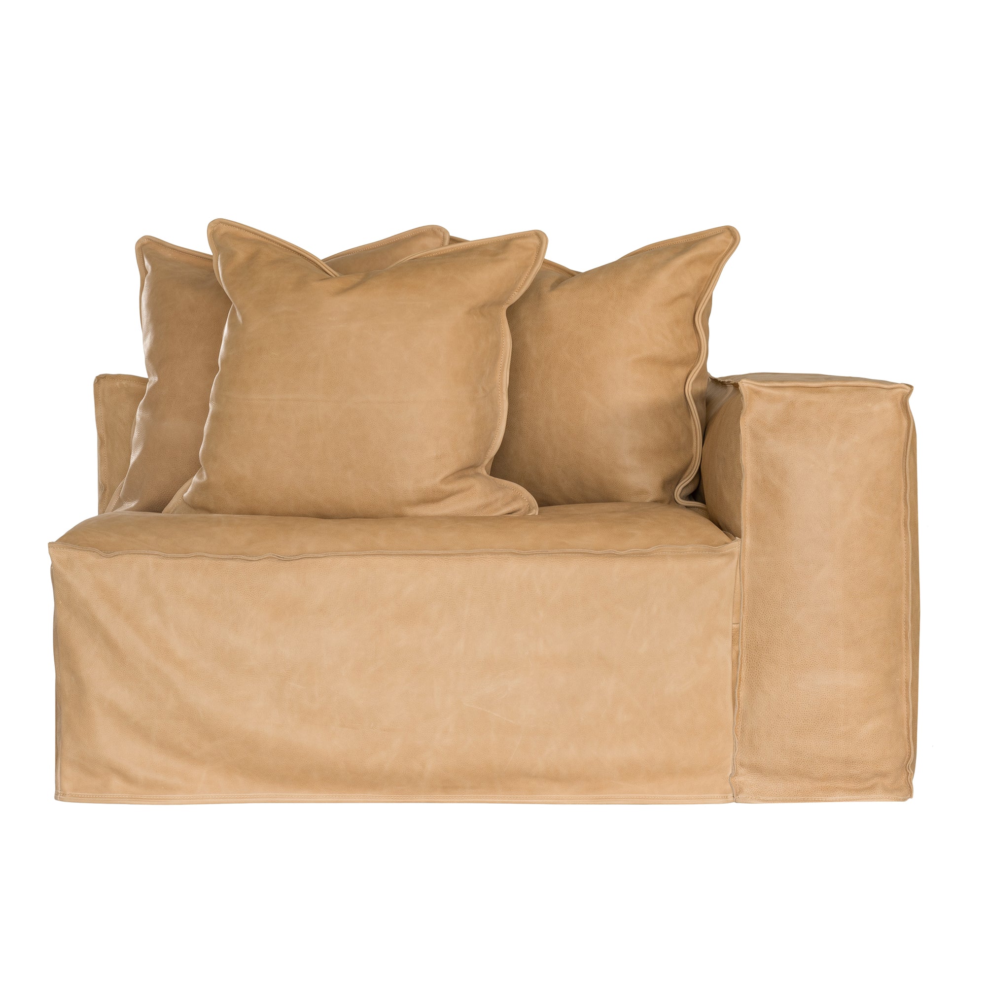 Hendrix Sofa | Tan Leather Uniqwa Collections