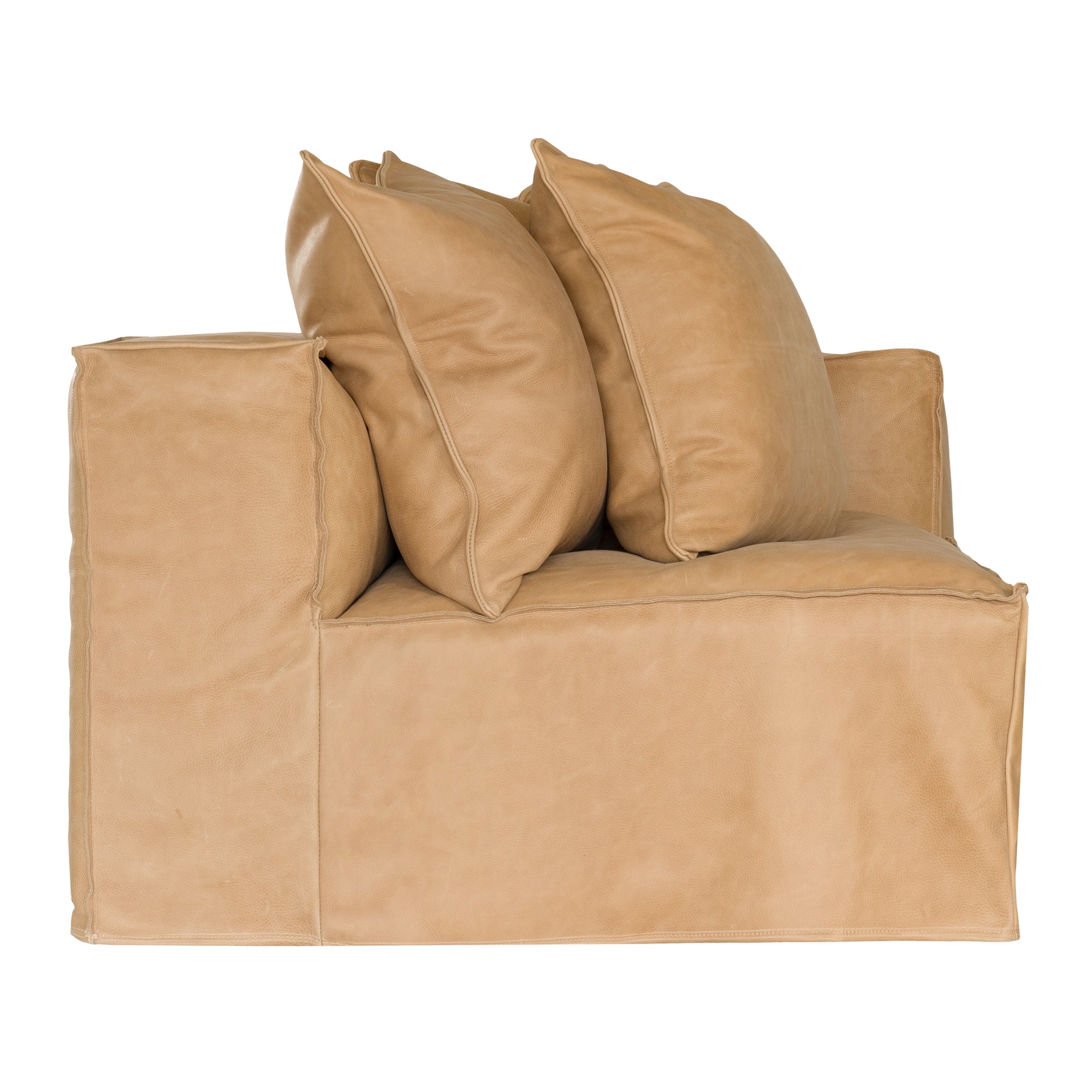 Hendrix Sofa | Tan Leather Uniqwa Collections