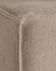 Hendrix Low Rider Sofa | Chaise Left Hand Arm Oatmeal Classic Stitching Uniqwa Collections