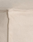 Hendrix Low Rider Sofa | Chaise Left Hand Arm Sand Classic Stitching Uniqwa Collections