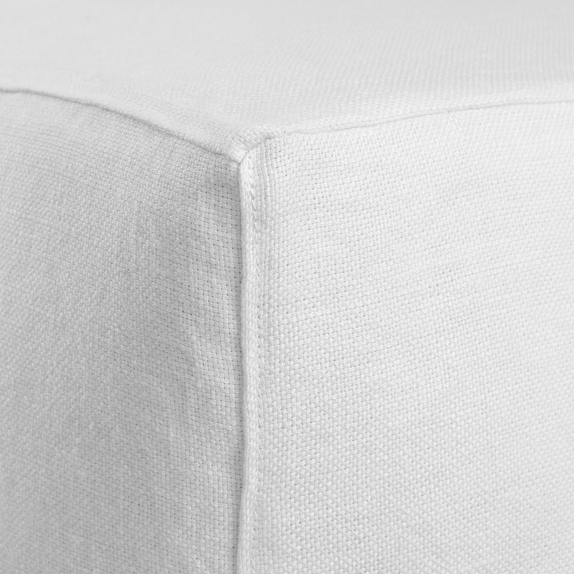 Hendrix Sofa | One Seater White Casual Stitching Uniqwa Collections