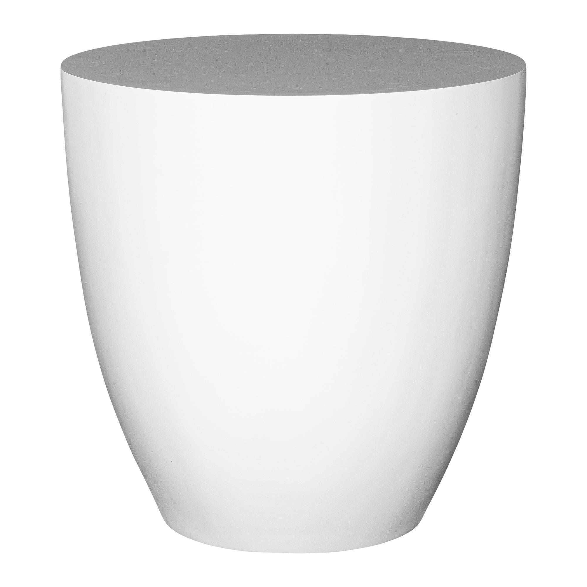 Klop Palm Cut Side Table | Resin White Uniqwa Collections