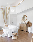 Lindi Round Mirror | Natural Uniqwa Collections