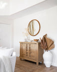 Lindi Round Mirror | Natural Uniqwa Collections